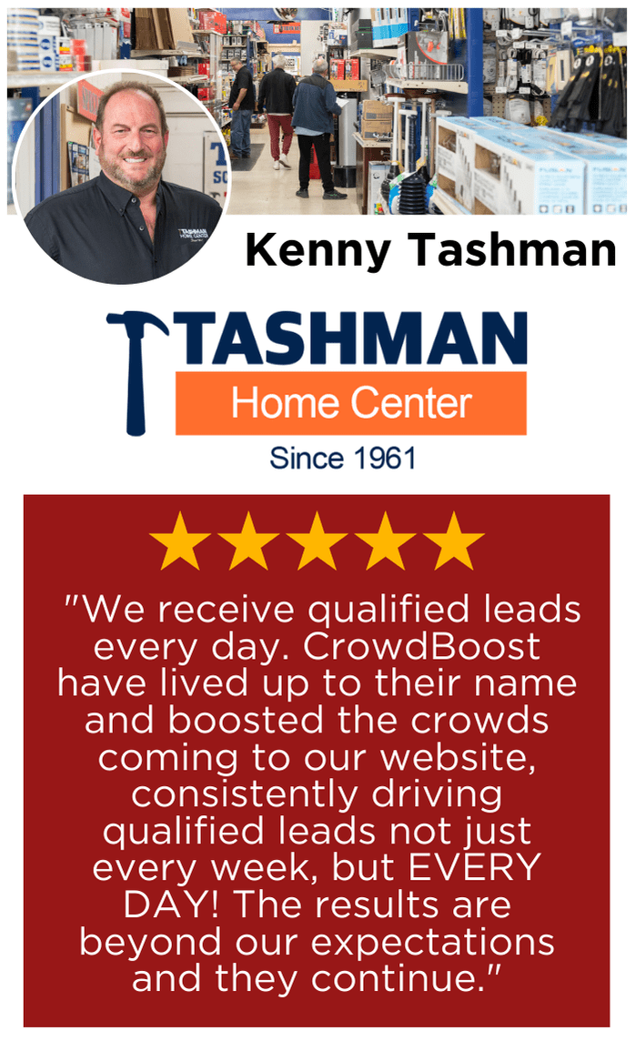 Tashman testimonial