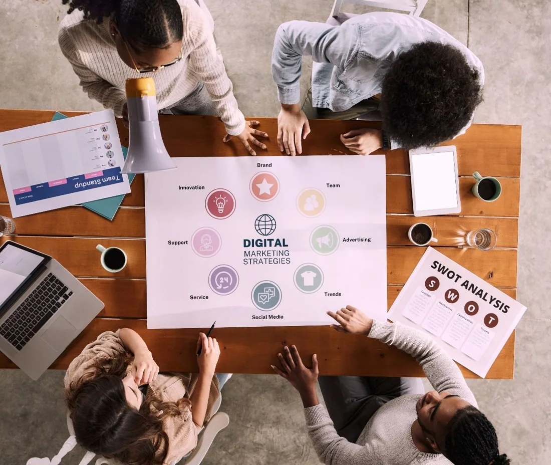 Marketing strategy being mapped out
