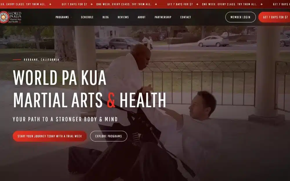 Burbank Pa Kua homepage