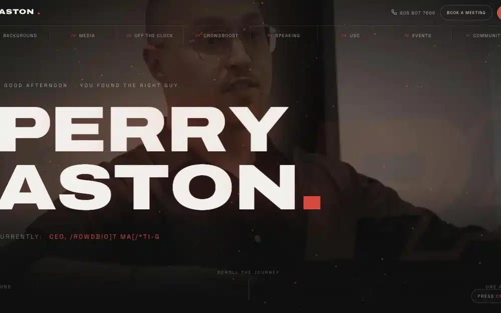 Perry Aston homepage